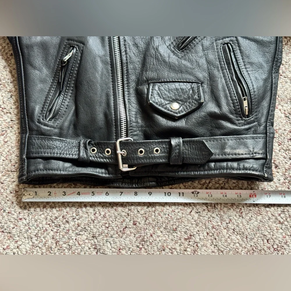 Ladies leather jacket - Picture 4 of 11